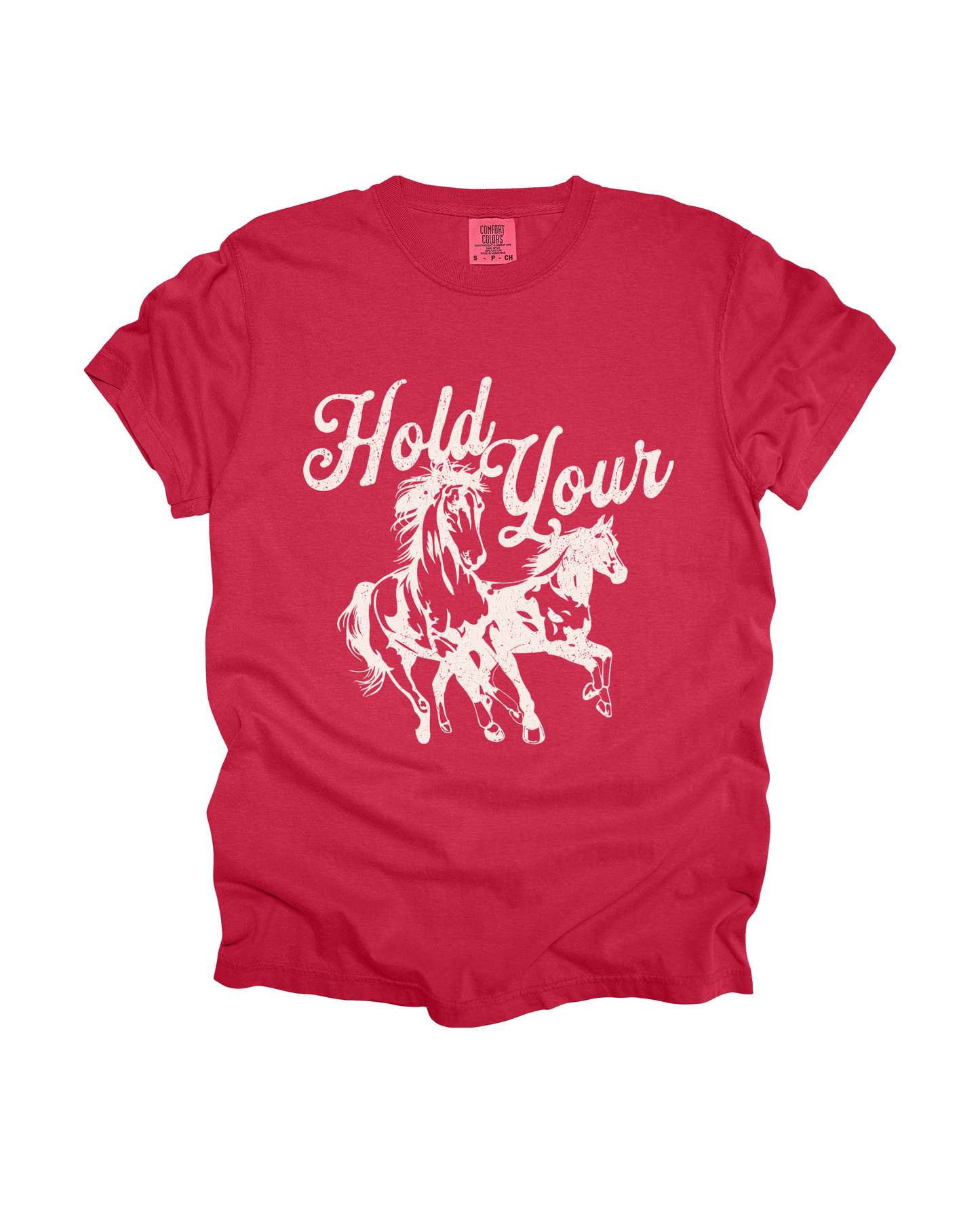 Hold Your Horses Adult Tee