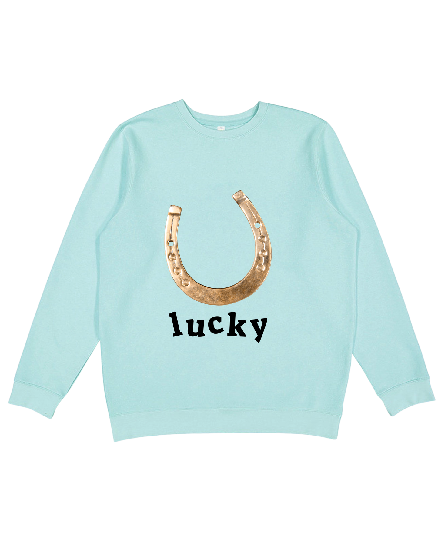 Lucky Horseshoe Adult Sweatshirt