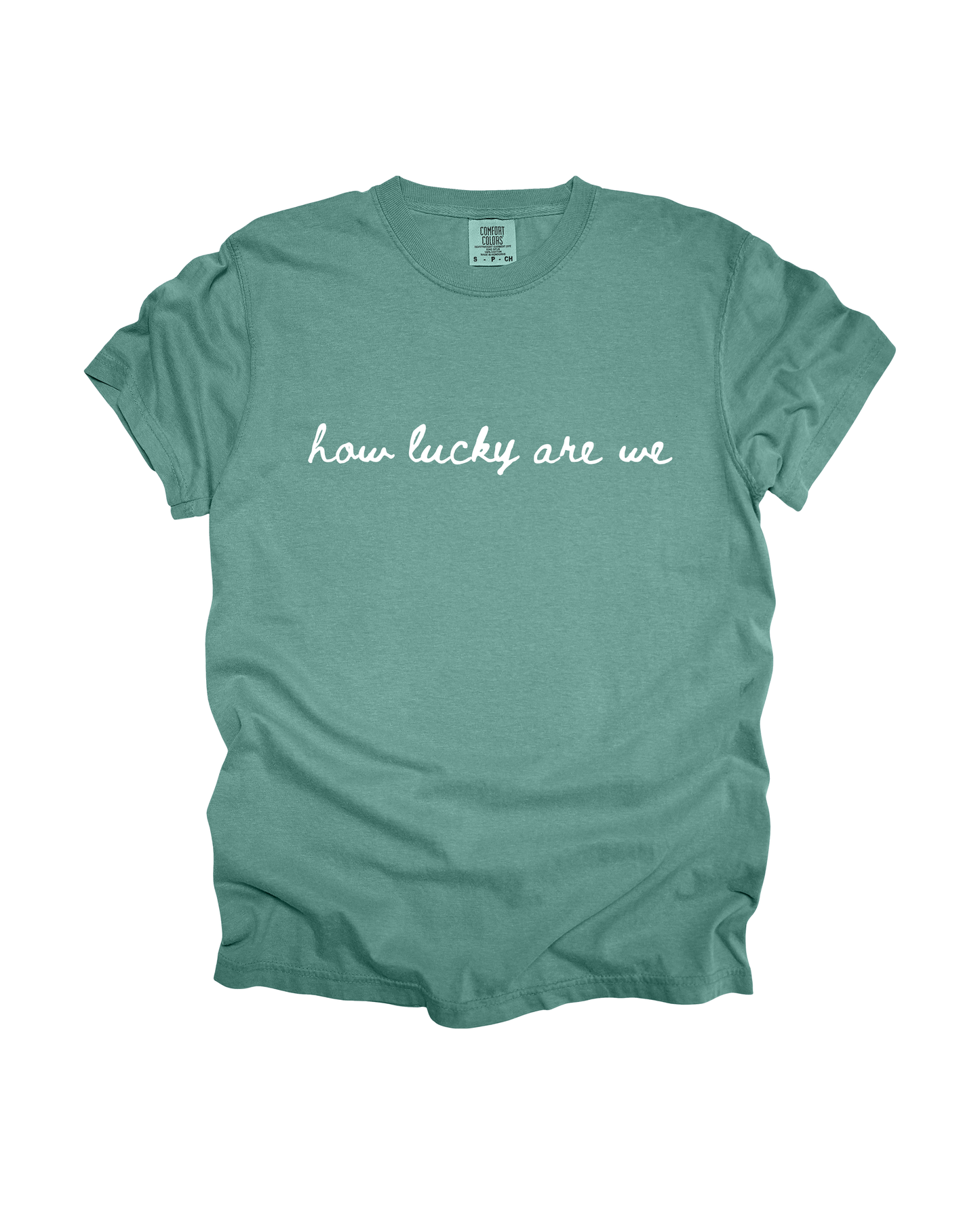How Lucky Are We Adult Tee