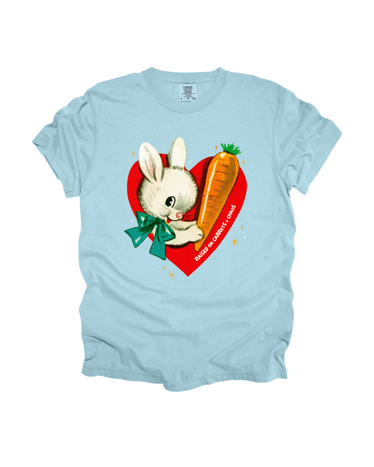 Raised On Carrots & Chaos Adult Tee