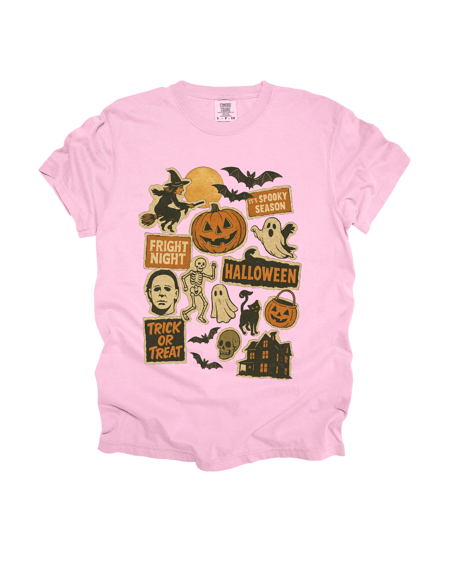 Vintage Halloween Charms Adult Tee