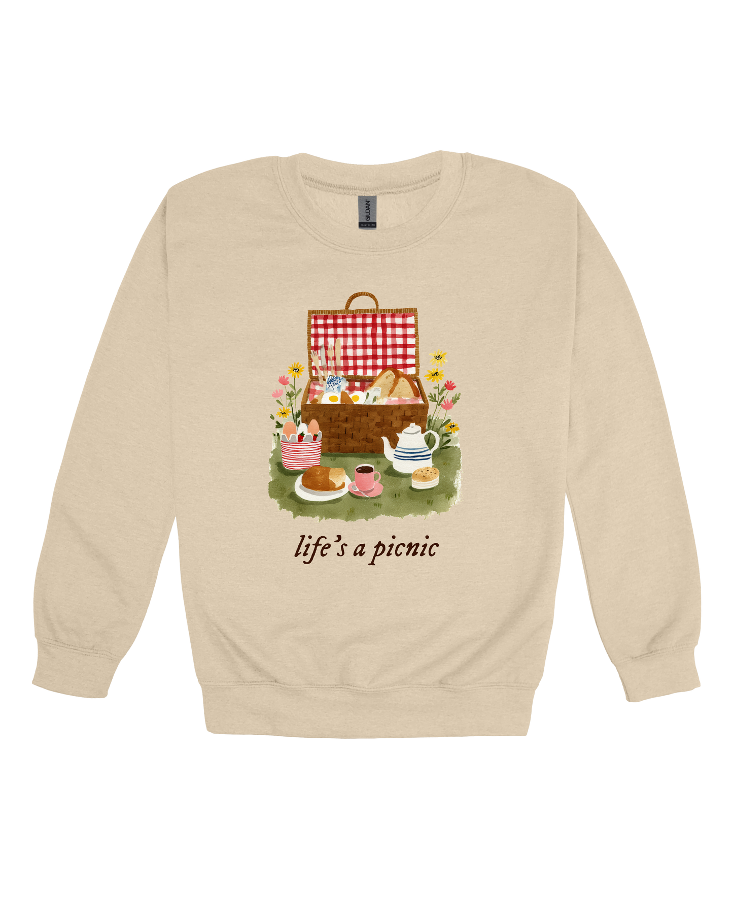 Life’s A Picnic Adult Sweatshirt