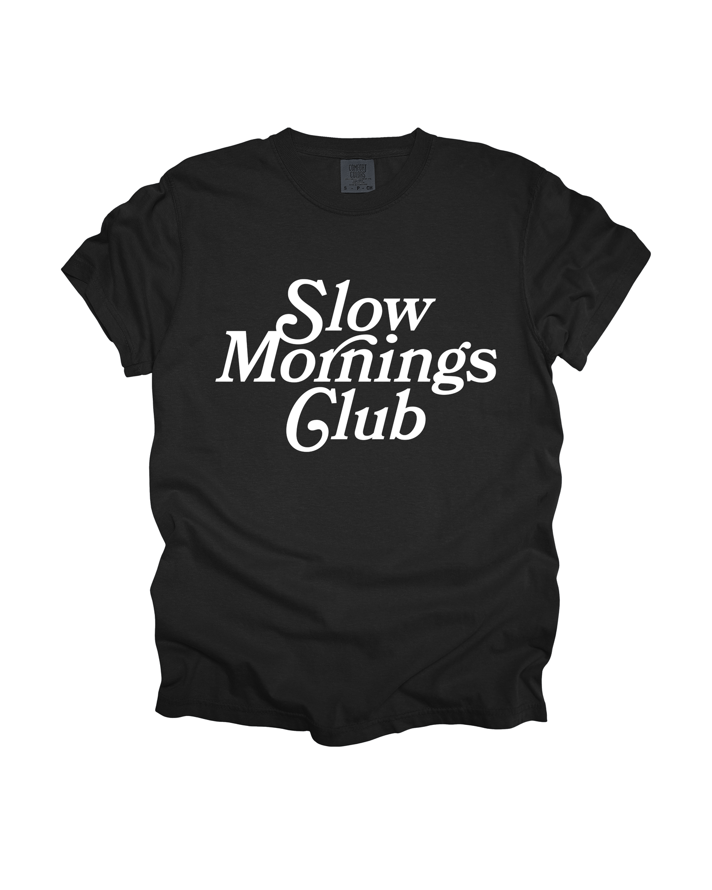 Slow Mornings Club Adult Tee