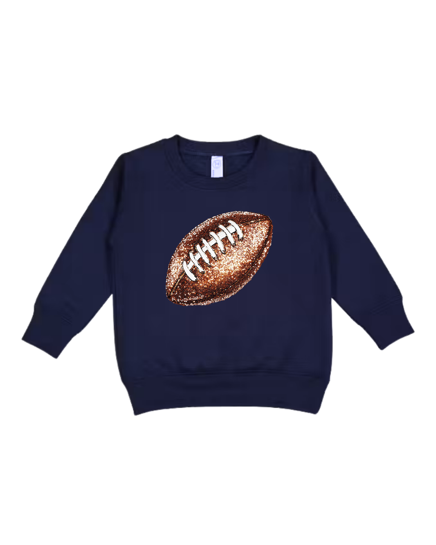 Sequin Football Toddler Sweatshirt