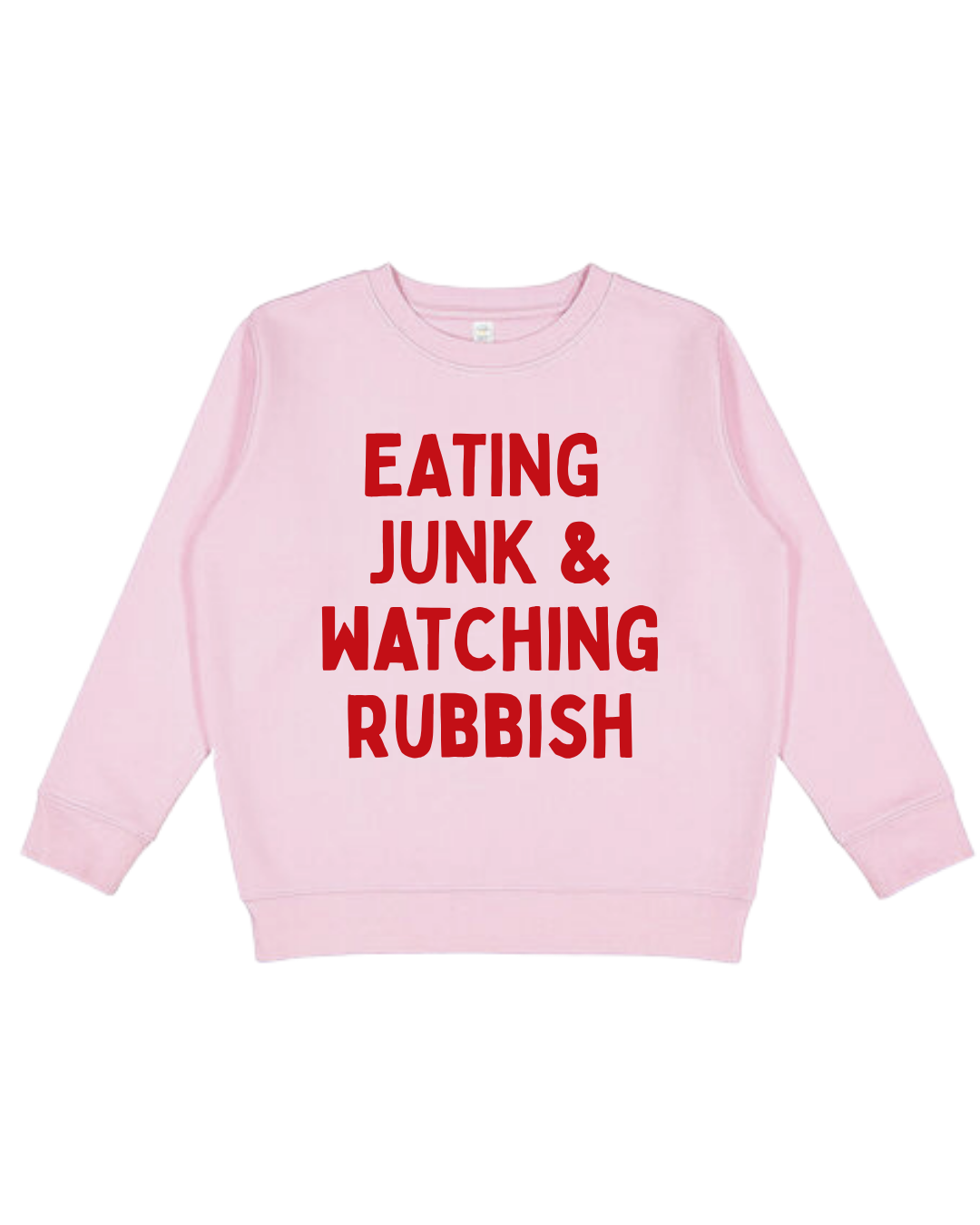Eating Junk & Watching Rubbish Youth Sweatshirt