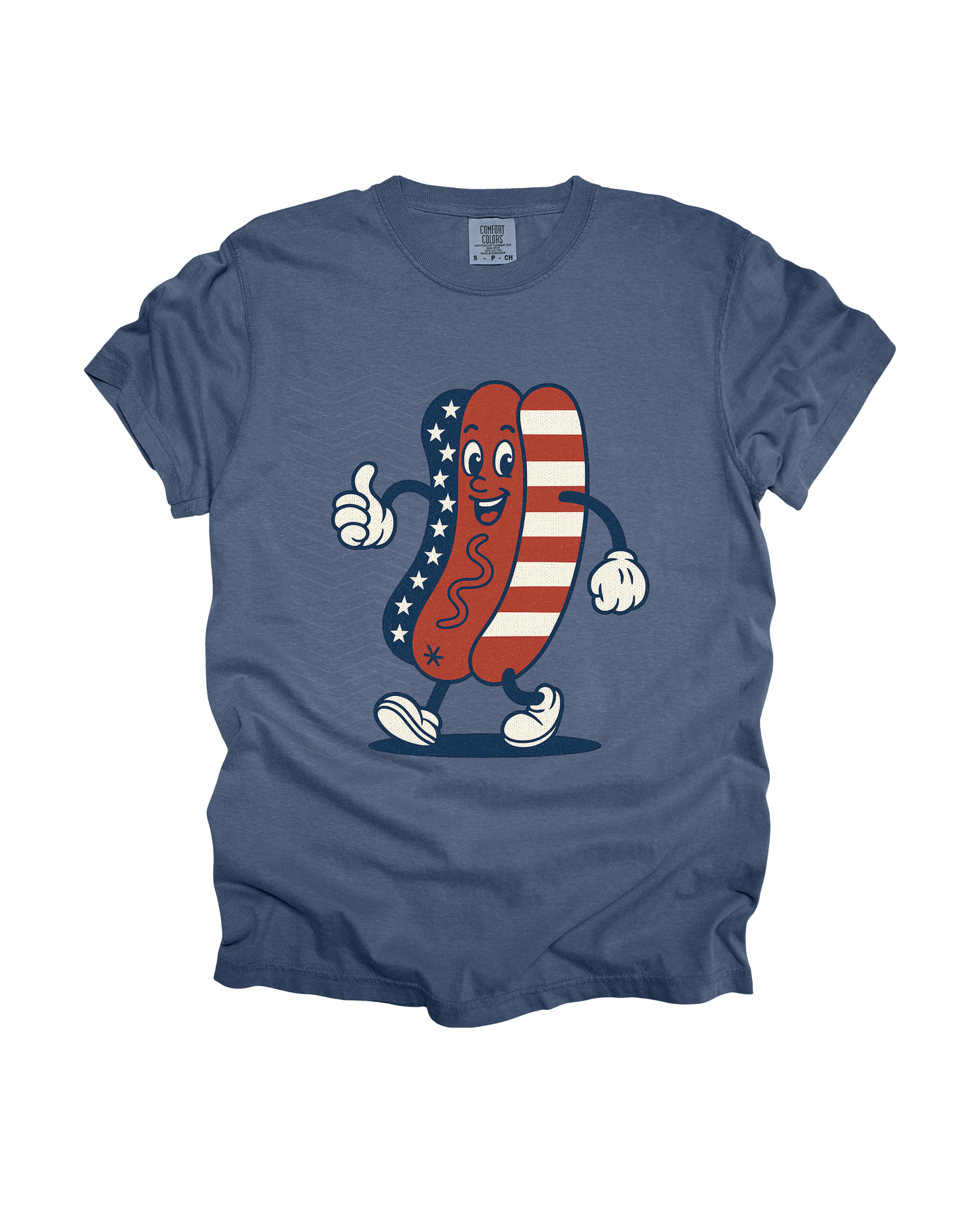 Patriotic Hot Dog Adult Tee