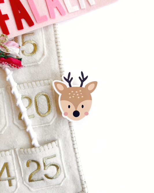 Christmas Reindeer Vinyl Sticker