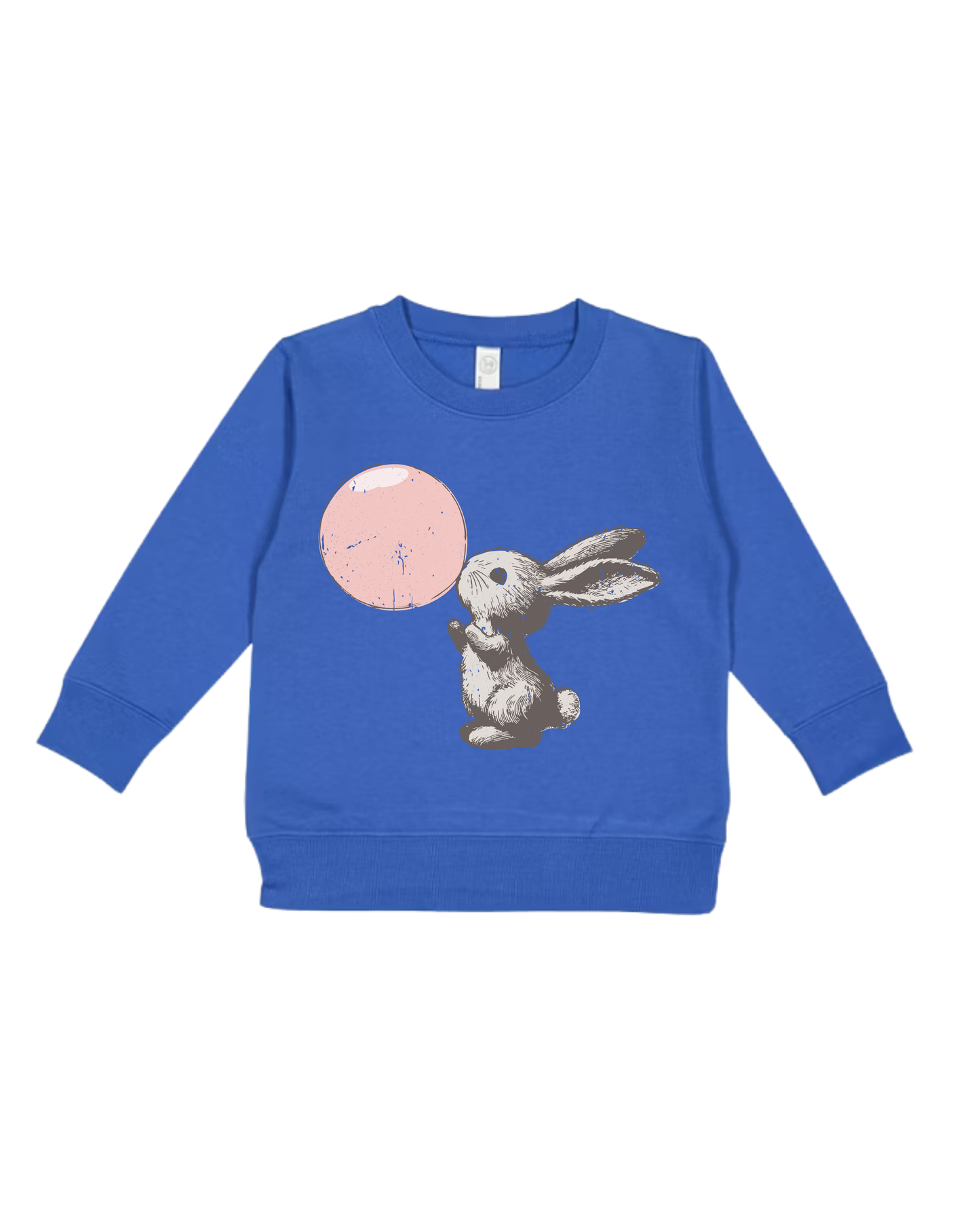 Bubblegum Bunny Toddler Sweatshirt