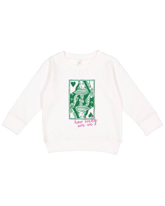 Queen Of Hearts Toddler Sweatshirt