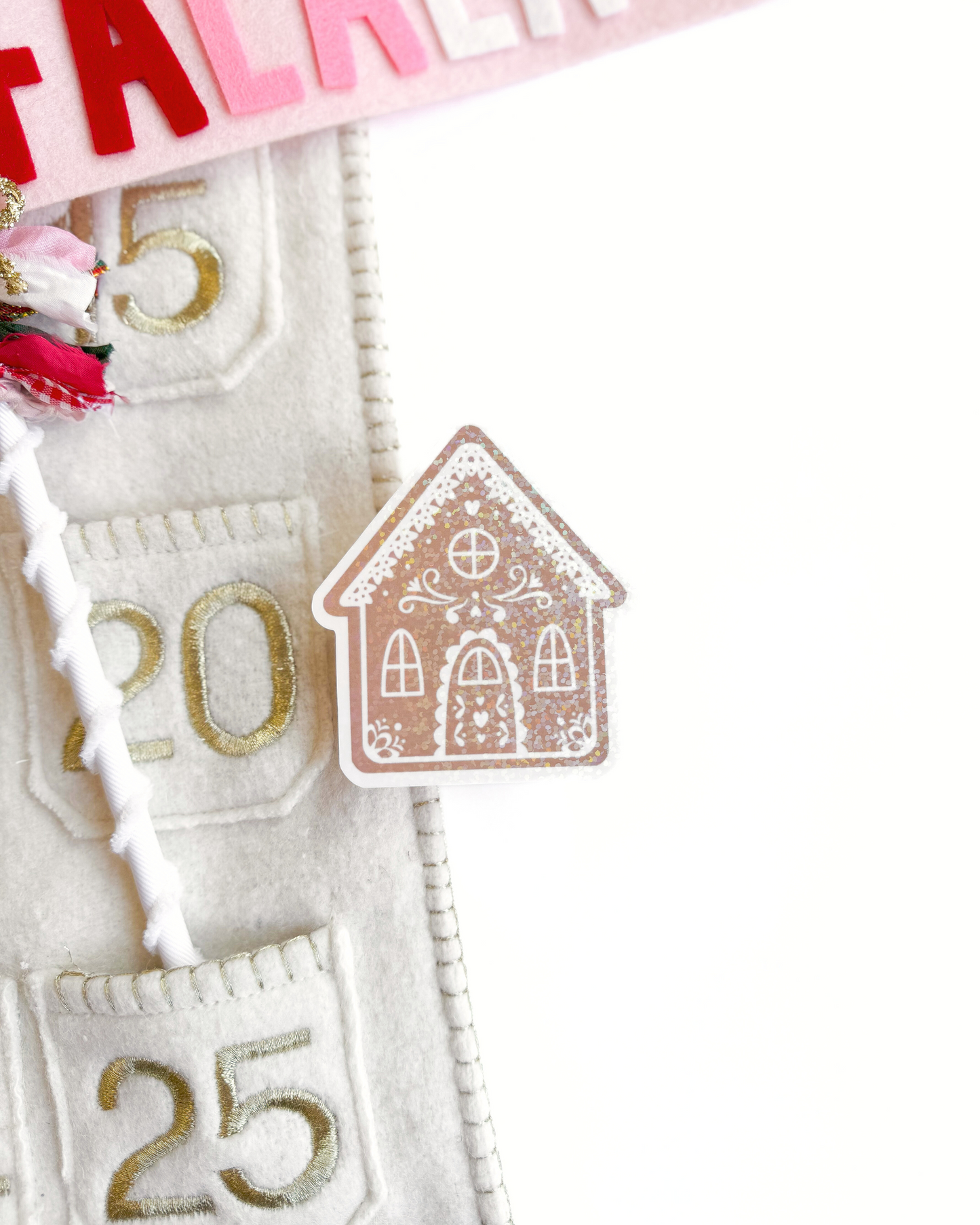 Christmas Gingerbread House Vinyl Sticker