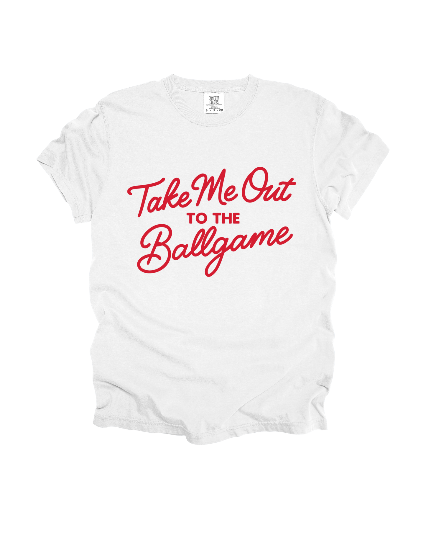 Take Me Out To The Ballgame Adult Tee