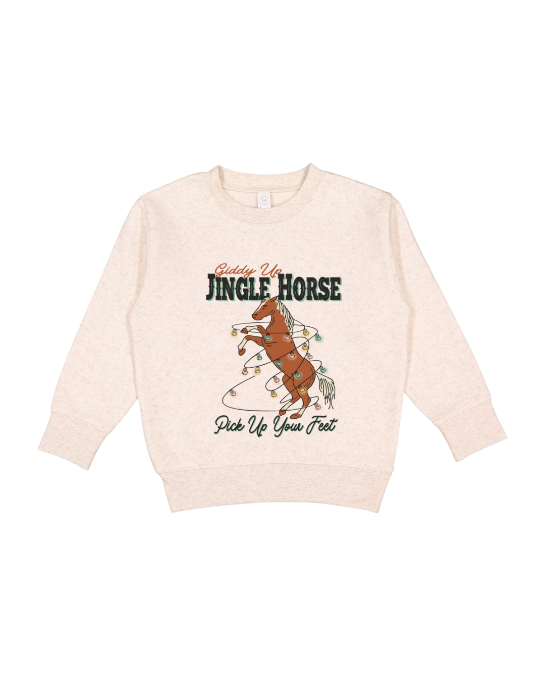 Giddy Up Jingle Horse Toddler Sweatshirt