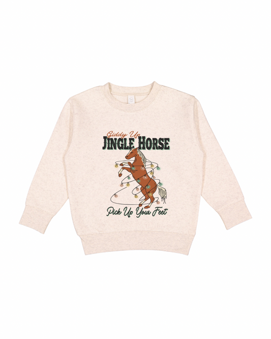 Giddy Up Jingle Horse Toddler Sweatshirt