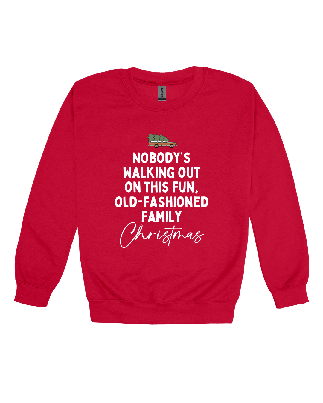 Old-Fashioned Family Christmas Adult Sweatshirt