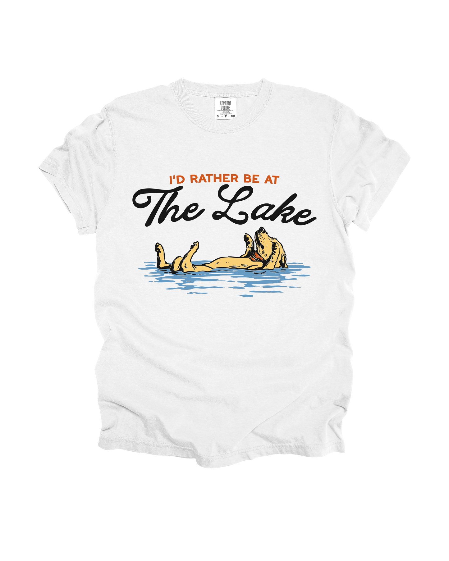 I’d Rather Be At The Lake Adult Tee
