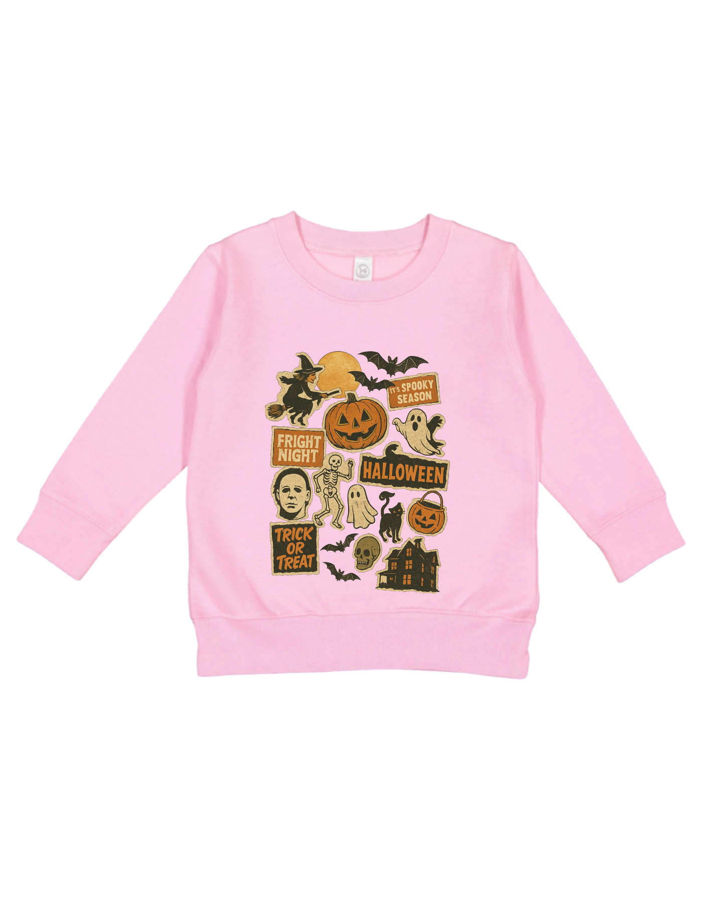 Vintage Halloween Charms Toddler Sweatshirt