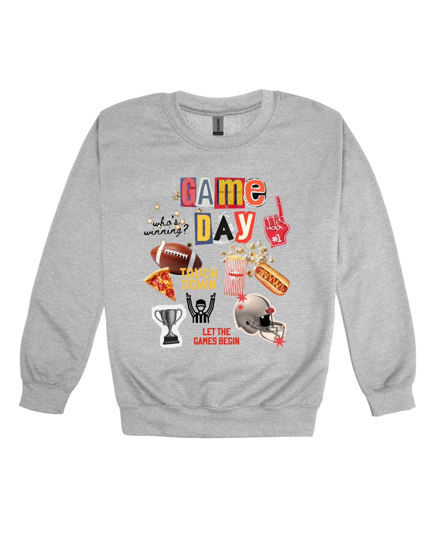 Game Day Collage Youth Sweatshirt