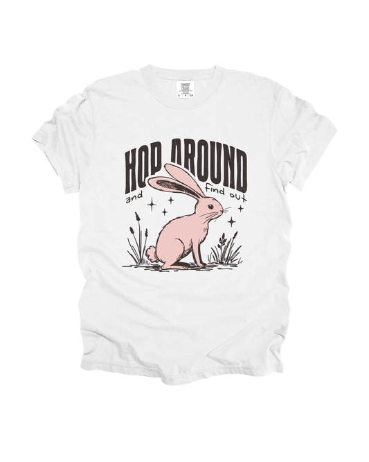 Hop Around And Find Out Adult Tee