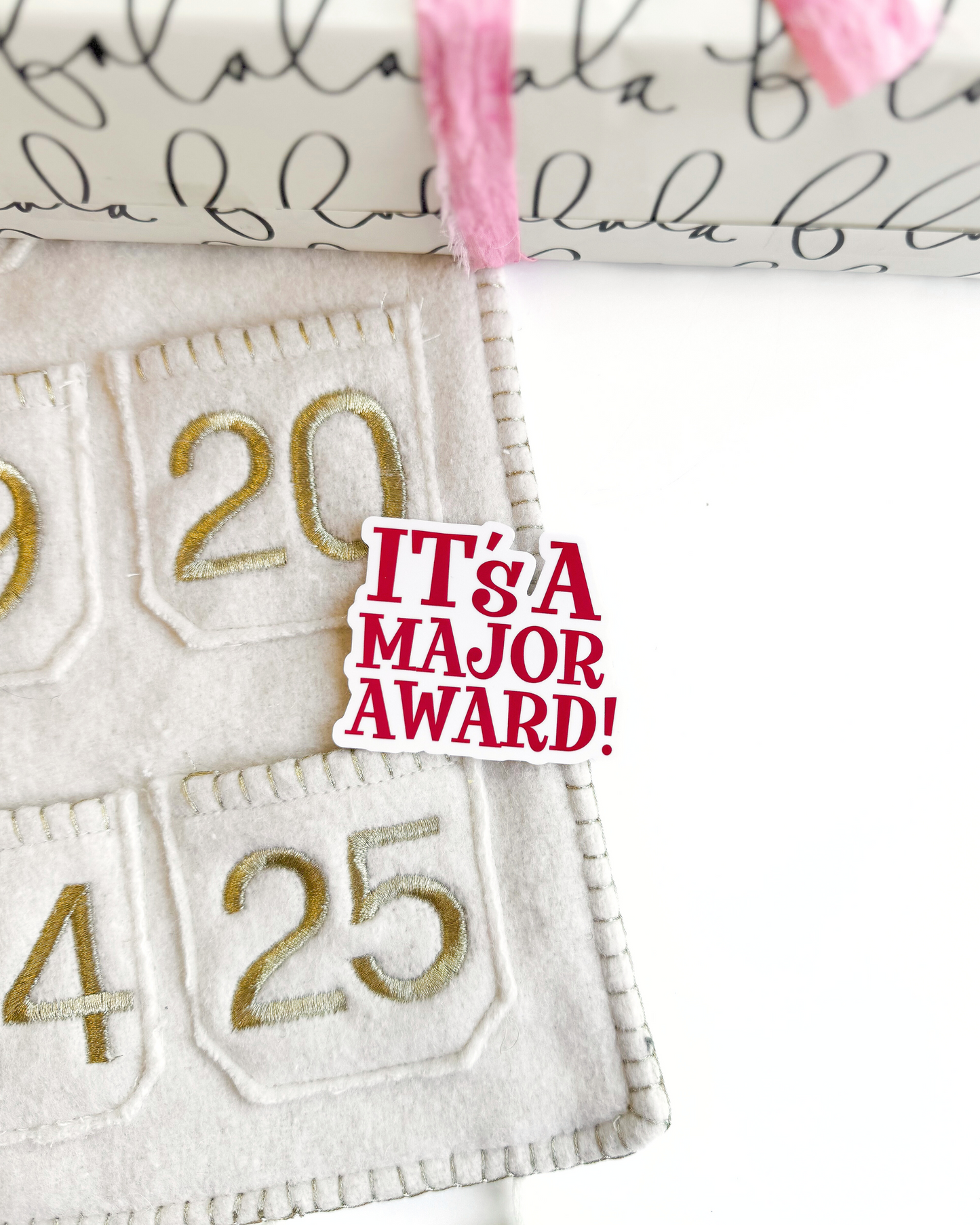 A Christmas Story Award Vinyl Sticker