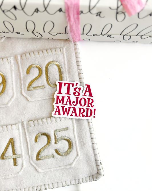 A Christmas Story Award Vinyl Sticker