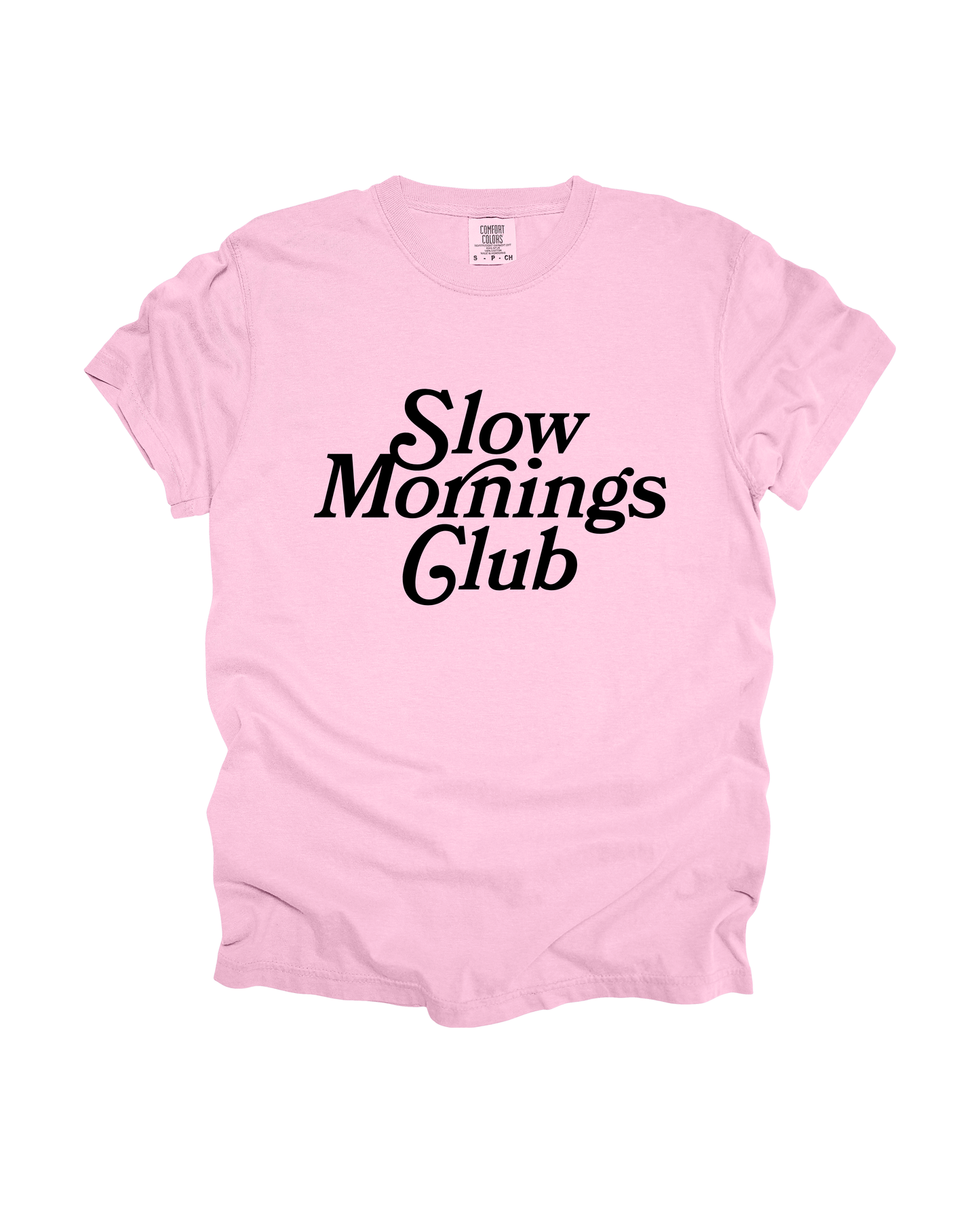 Slow Mornings Club Adult Tee