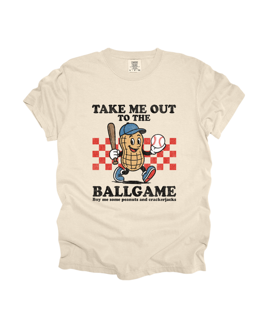 Take Me Out To The Ballgame Adult Tee