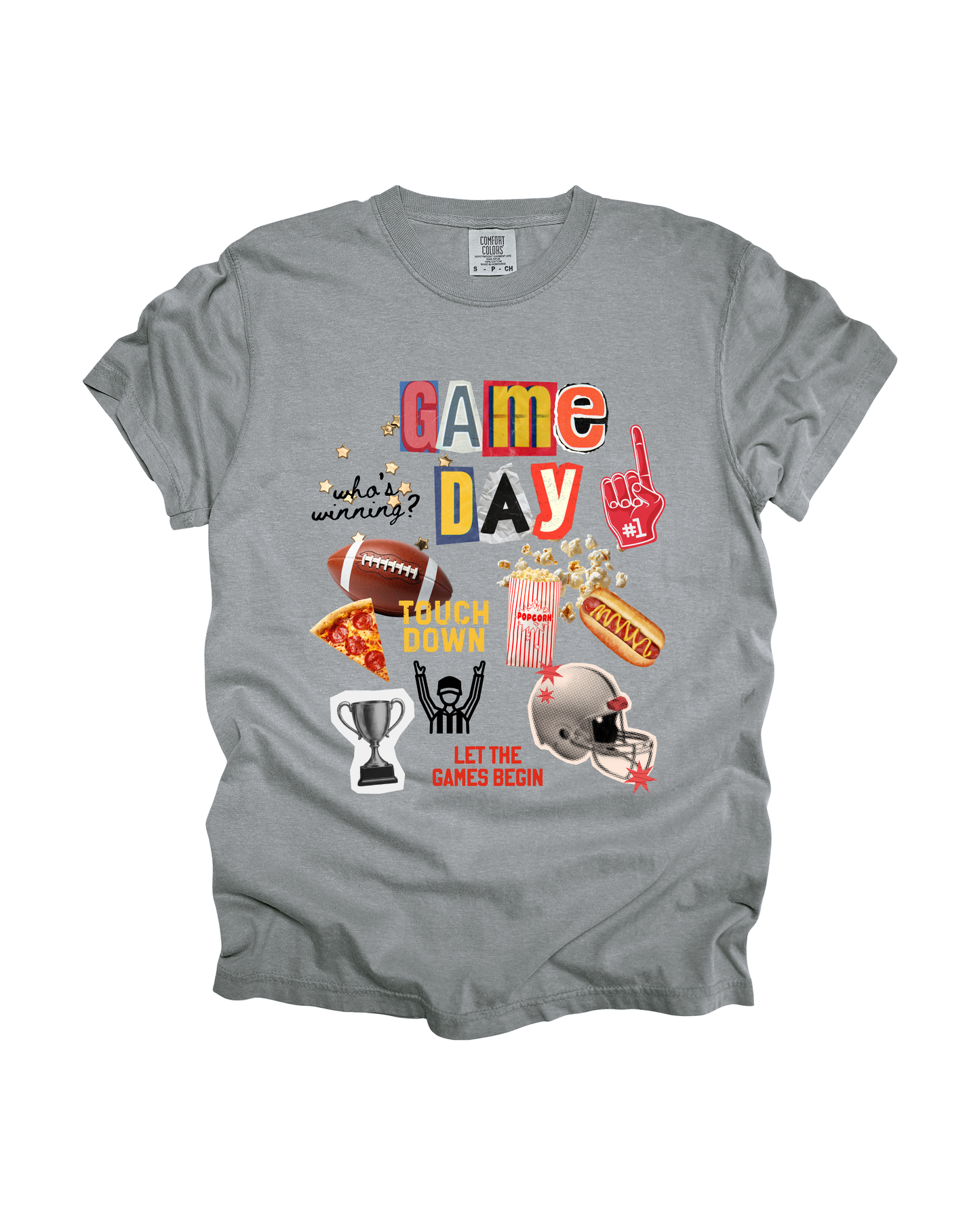 Game Day Collage Adult Tee