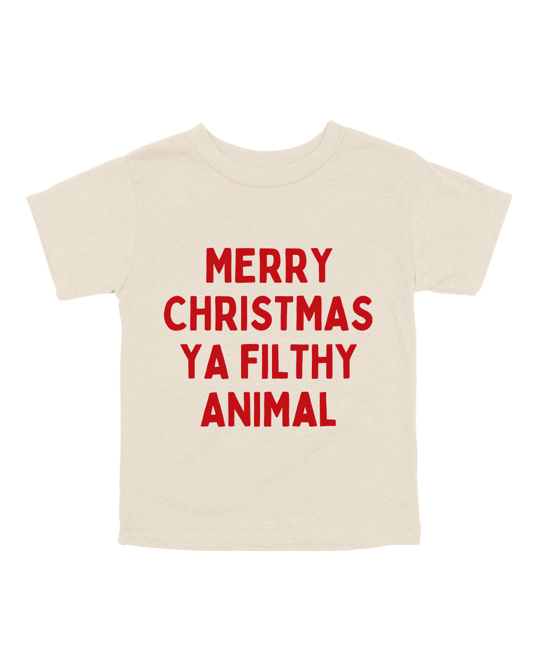Merry Christmas Ya Filthy Animal Youth Tee