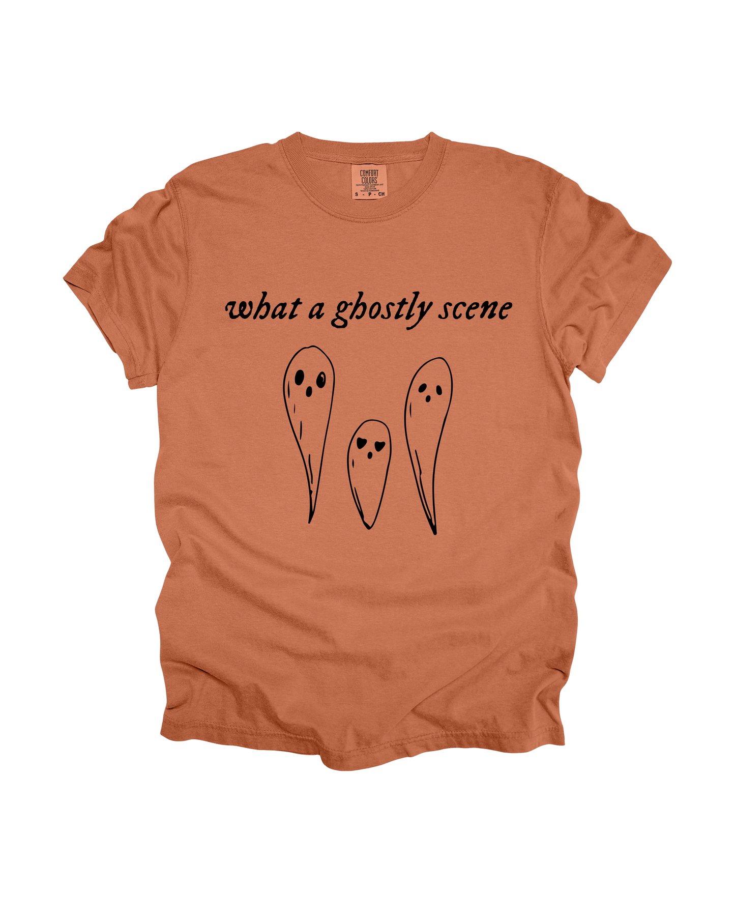 What A Ghostly Scene Adult Tee