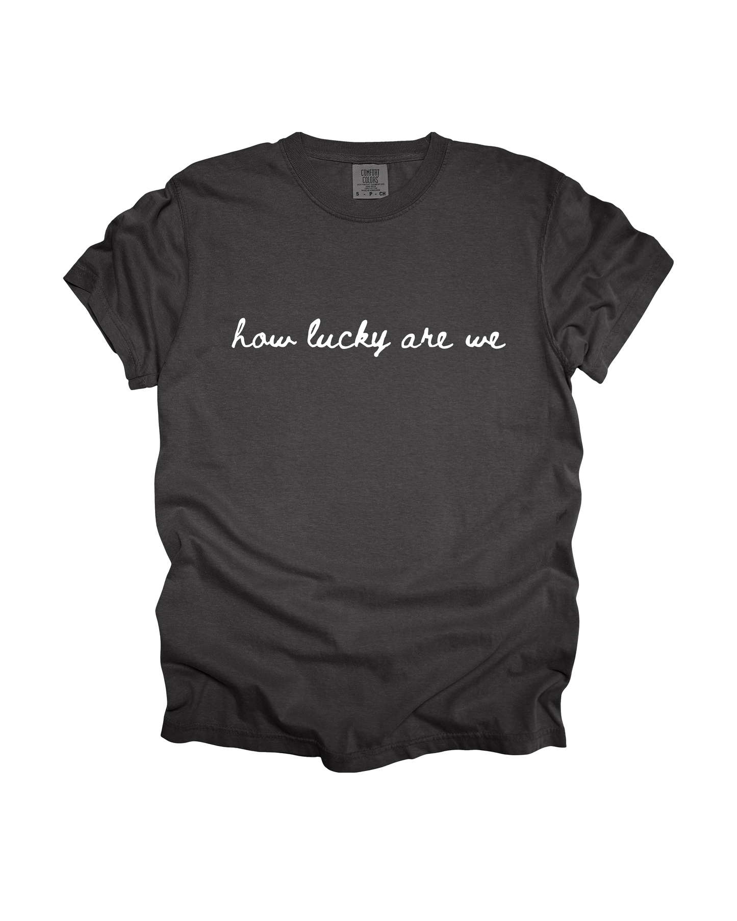 How Lucky Are We Adult Tee
