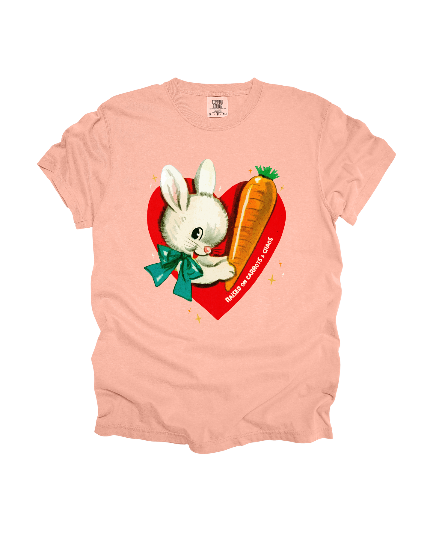Raised On Carrots & Chaos Adult Tee