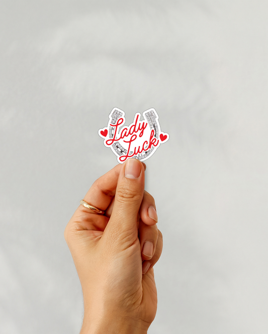 Lady Luck Vinyl Sticker
