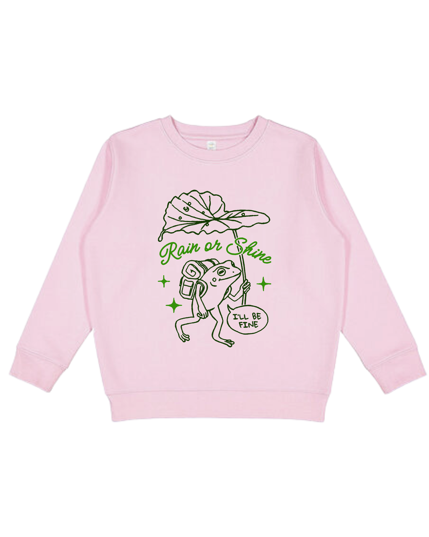 Rain Or Shine I’ll Be Fine Youth Sweatshirt