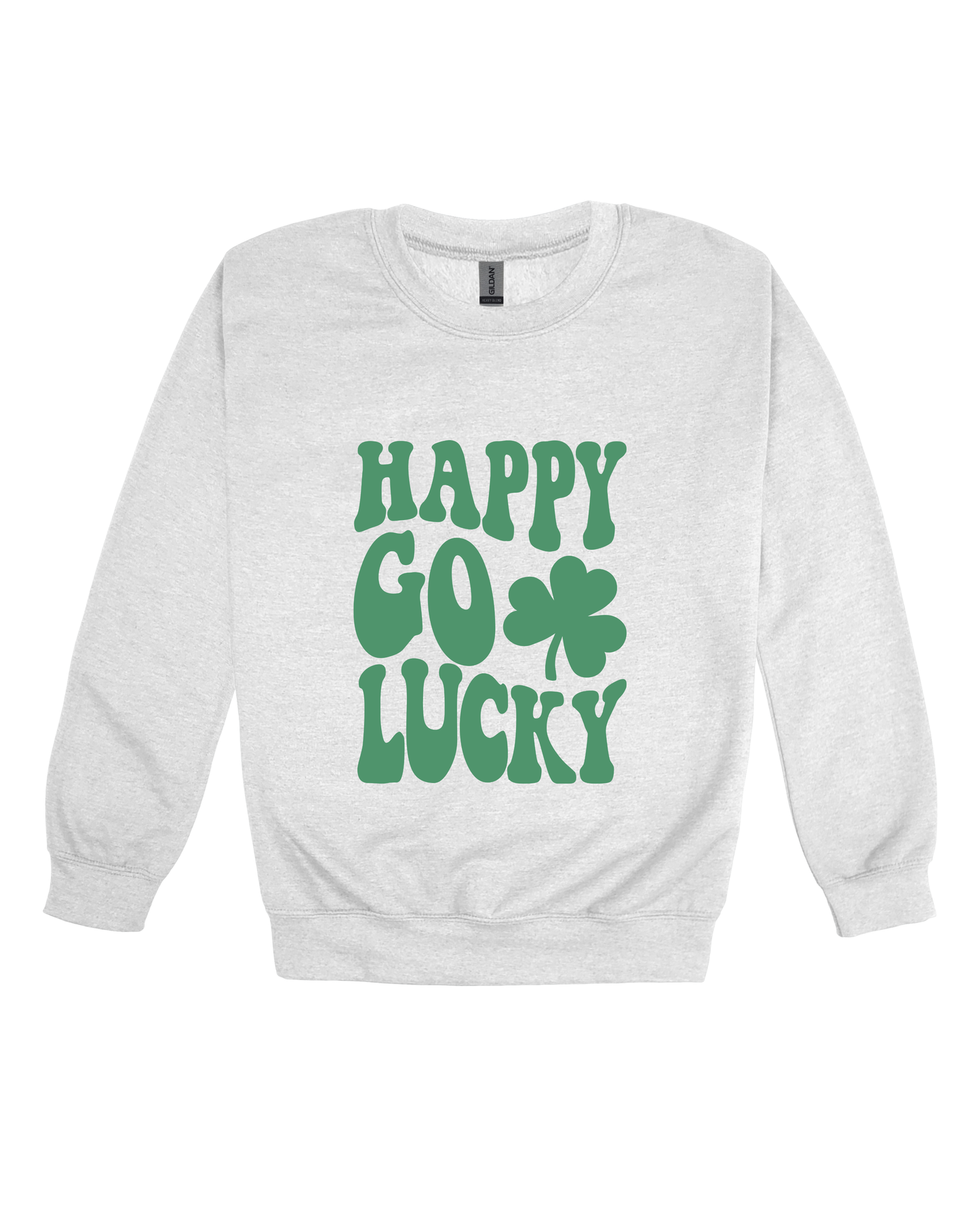Happy Go Lucky Adult Sweatshirt
