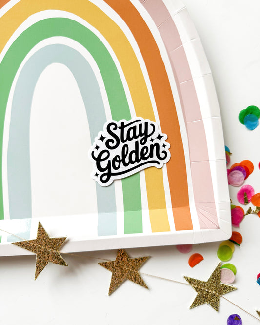 Stay Golden Vinyl Sticker