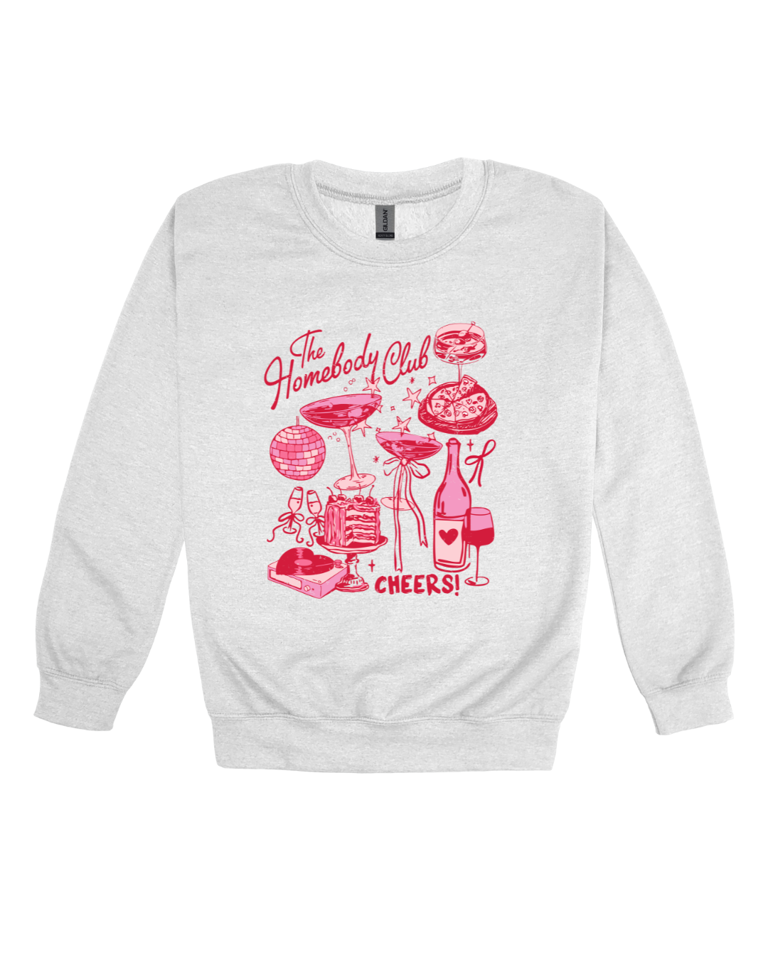 Homebody Club Cheers Adult Sweatshirt