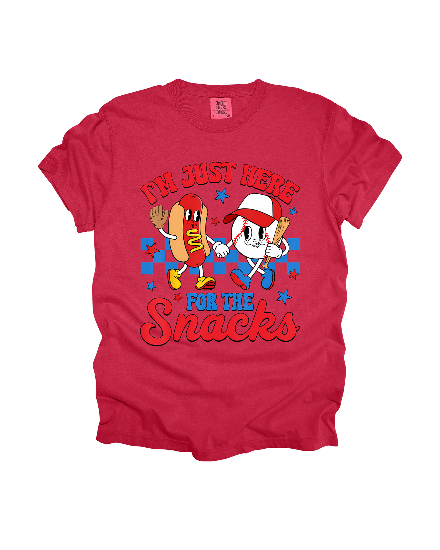 I’m Just Here For The Snacks Adult Tee