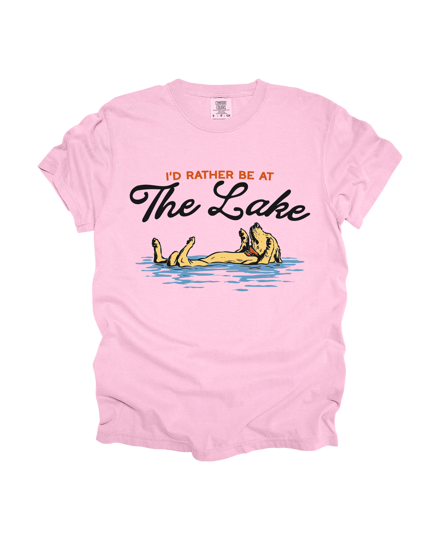 I’d Rather Be At The Lake Adult Tee