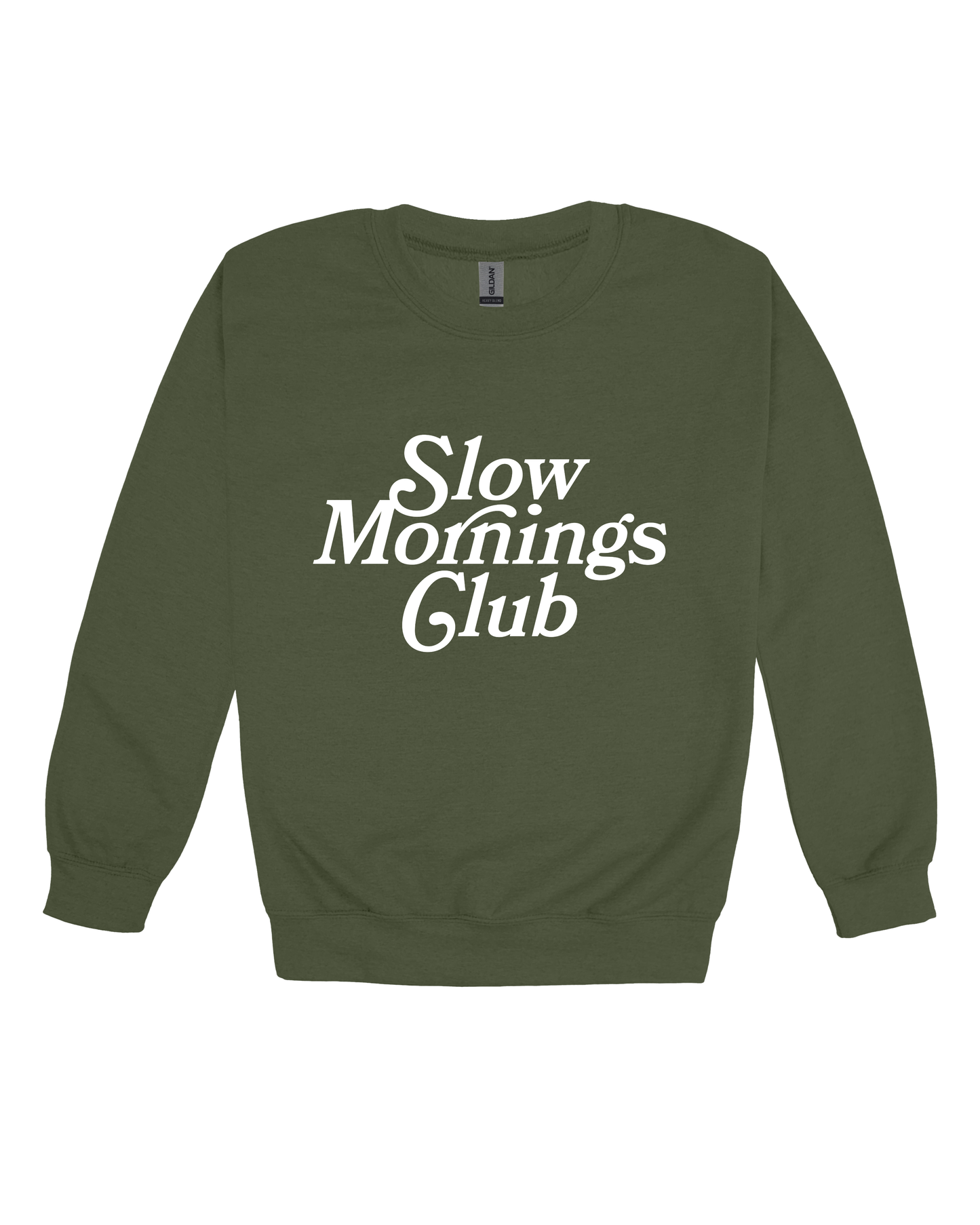 Slow Mornings Club Adult Sweatshirt