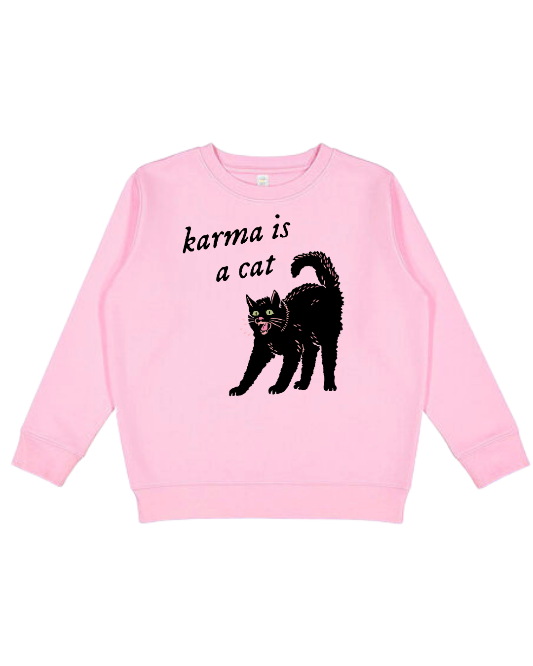 Karma Is A Cat Youth Sweatshirt