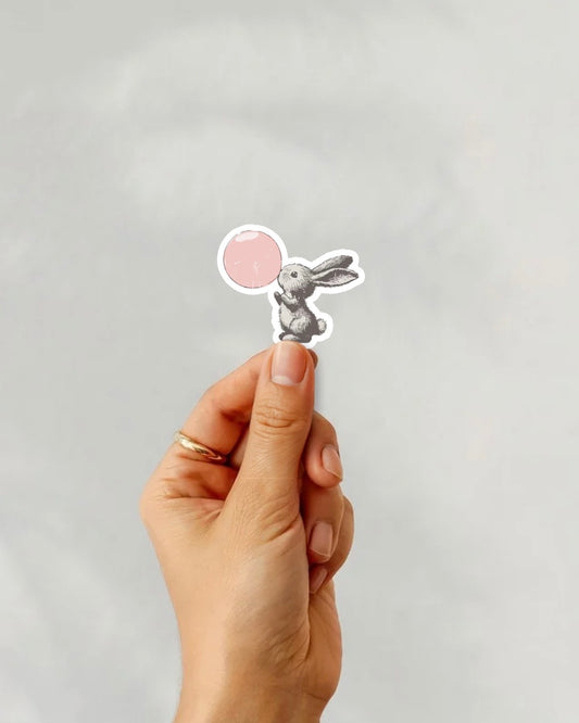 Bubblegum Bunny Vinyl Sticker