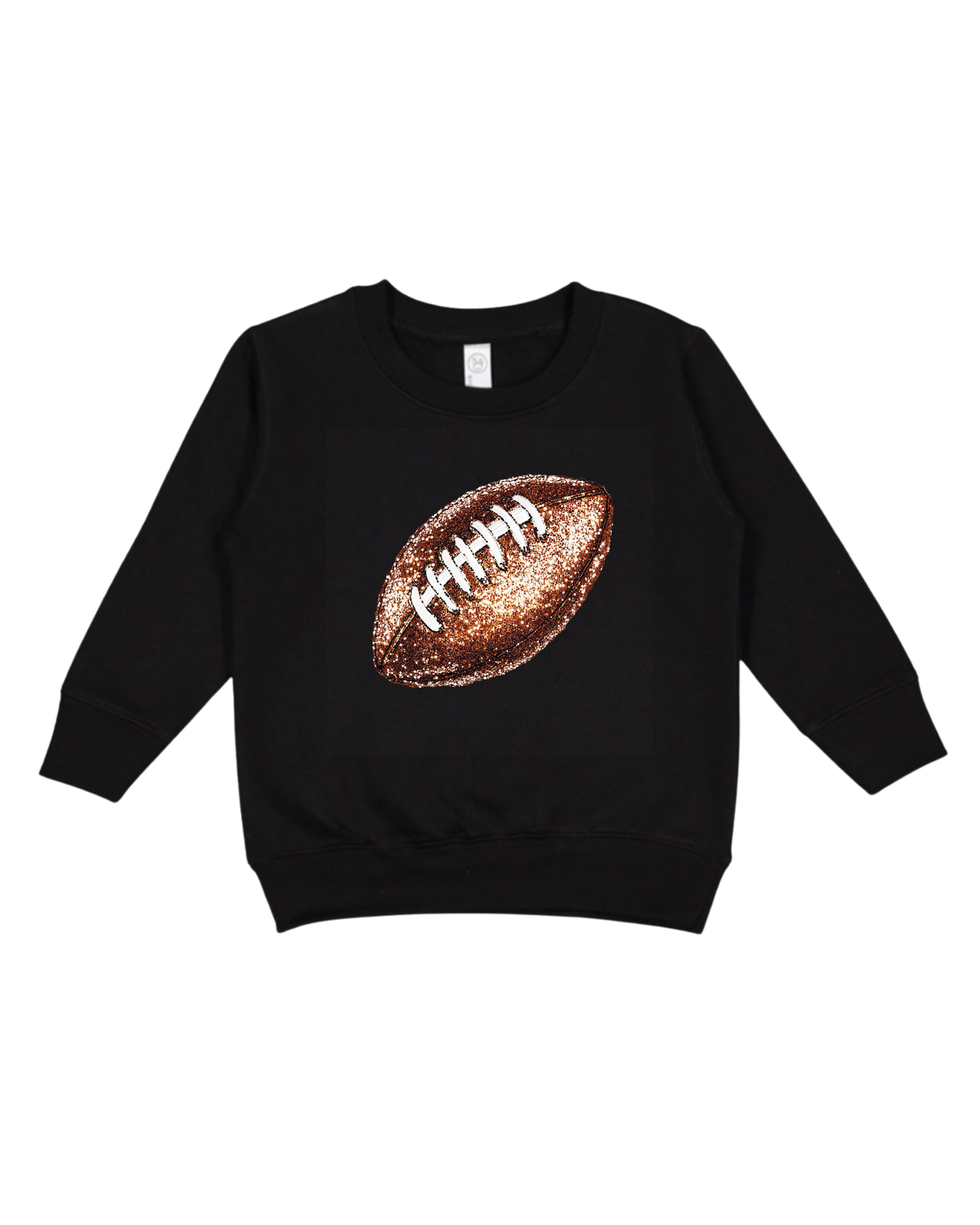 Sequin Football Toddler Sweatshirt
