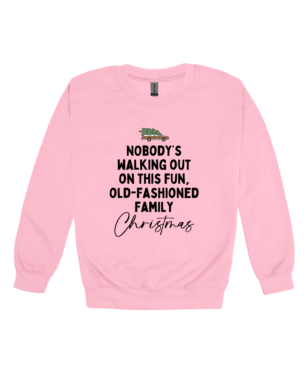 Old-Fashioned Family Christmas Adult Sweatshirt