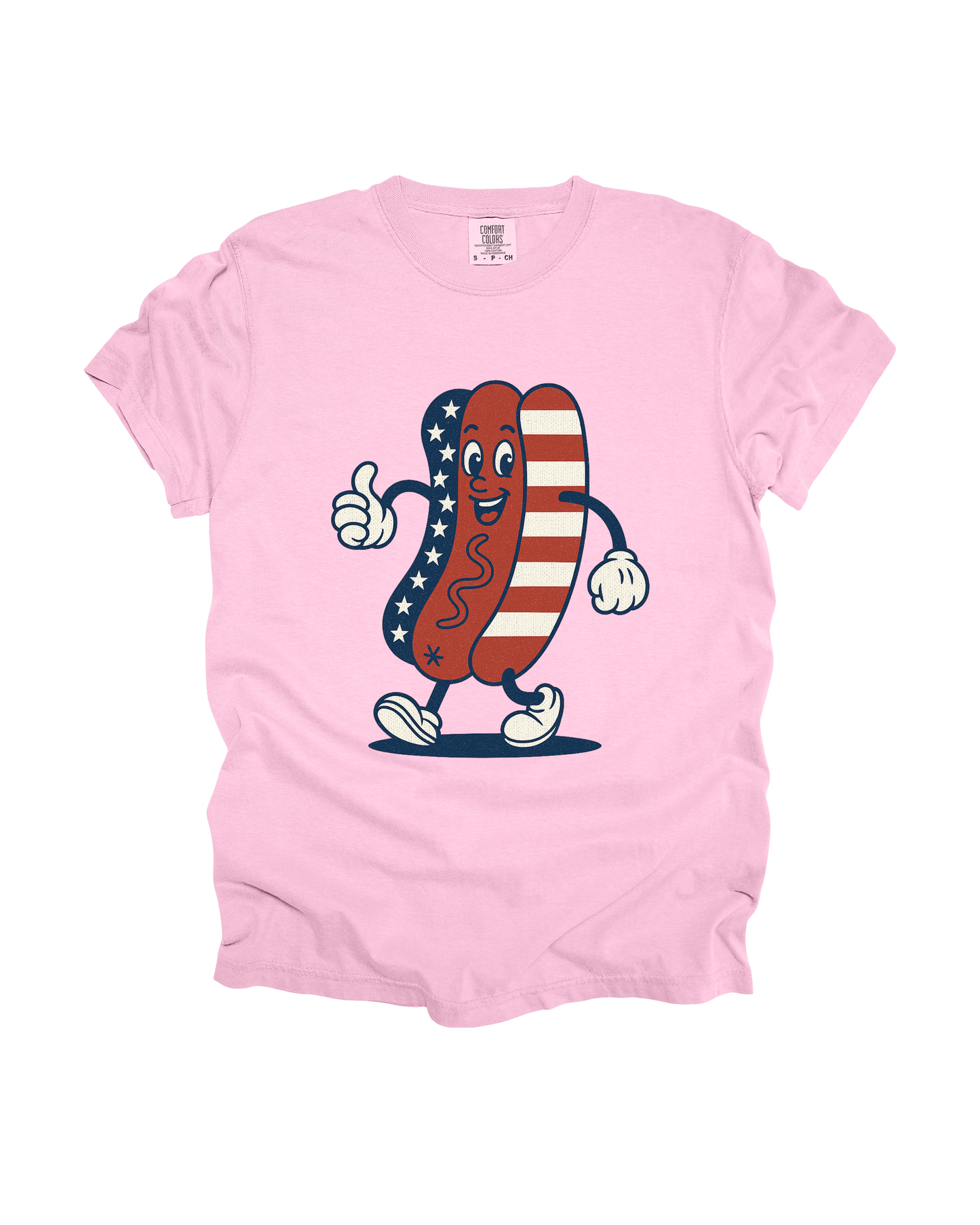 Patriotic Hot Dog Adult Tee