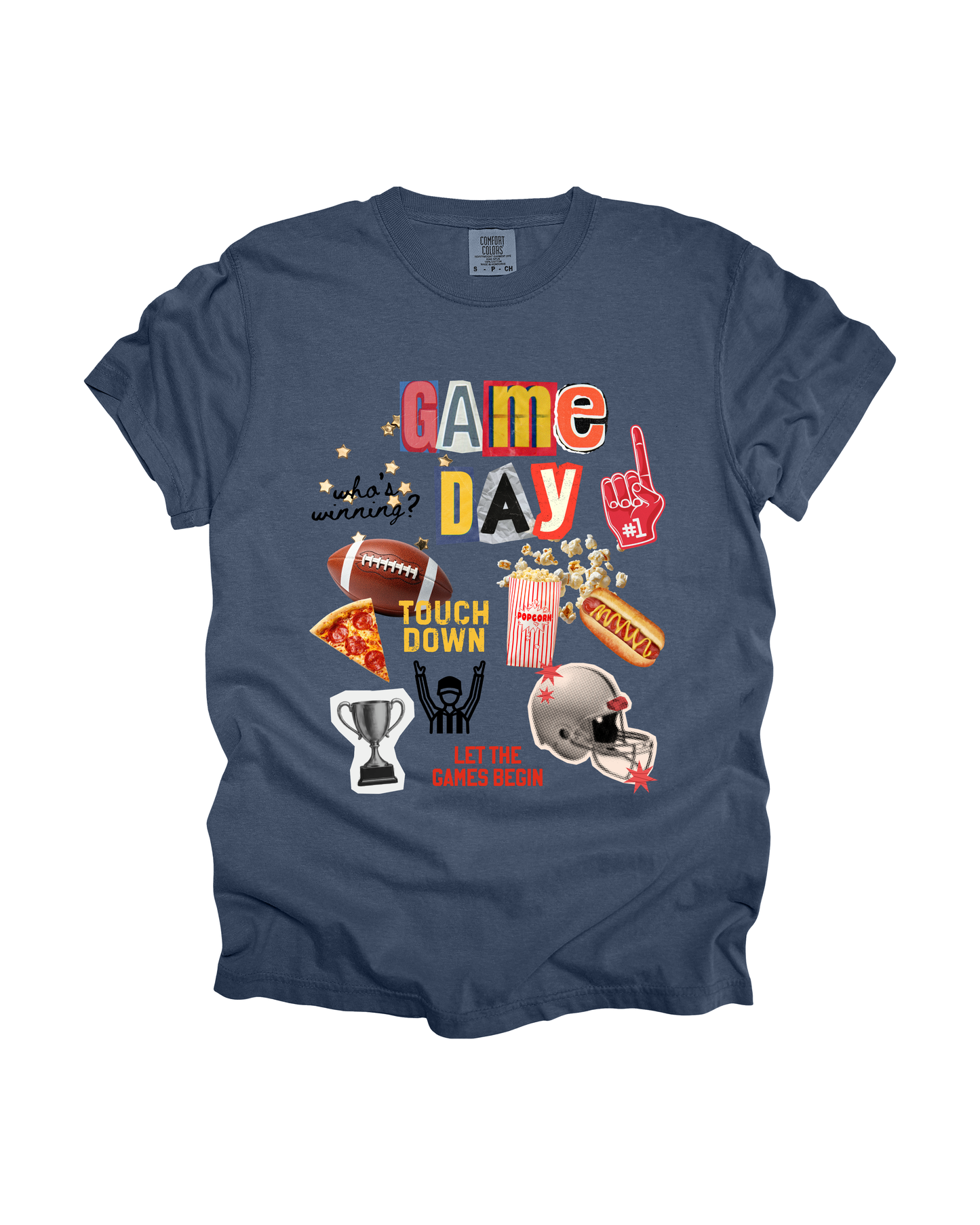 Game Day Collage Adult Tee
