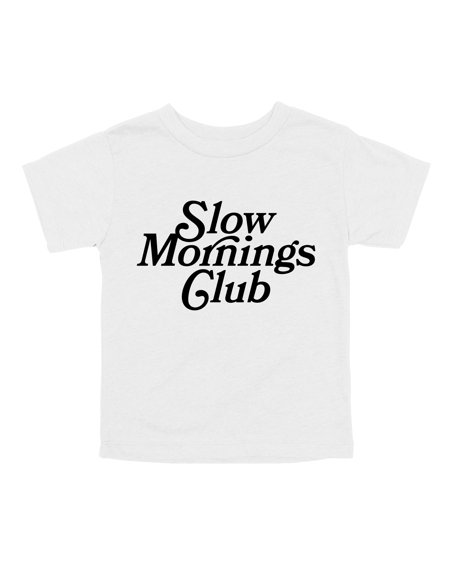 Slow Mornings Club Youth Tee