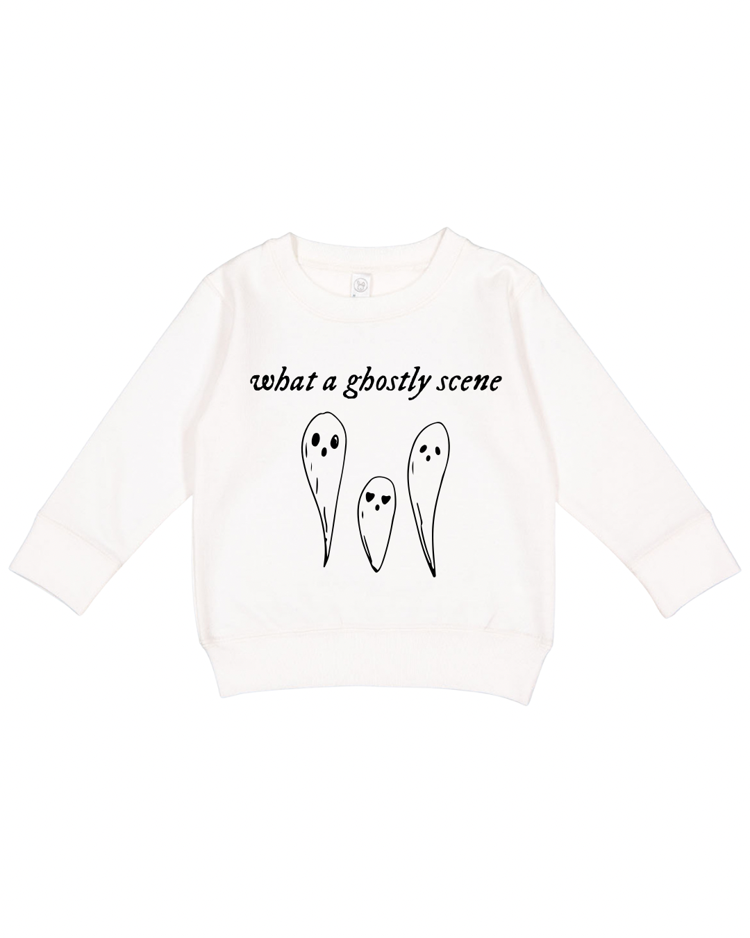 What A Ghostly Scene Toddler Sweatshirt