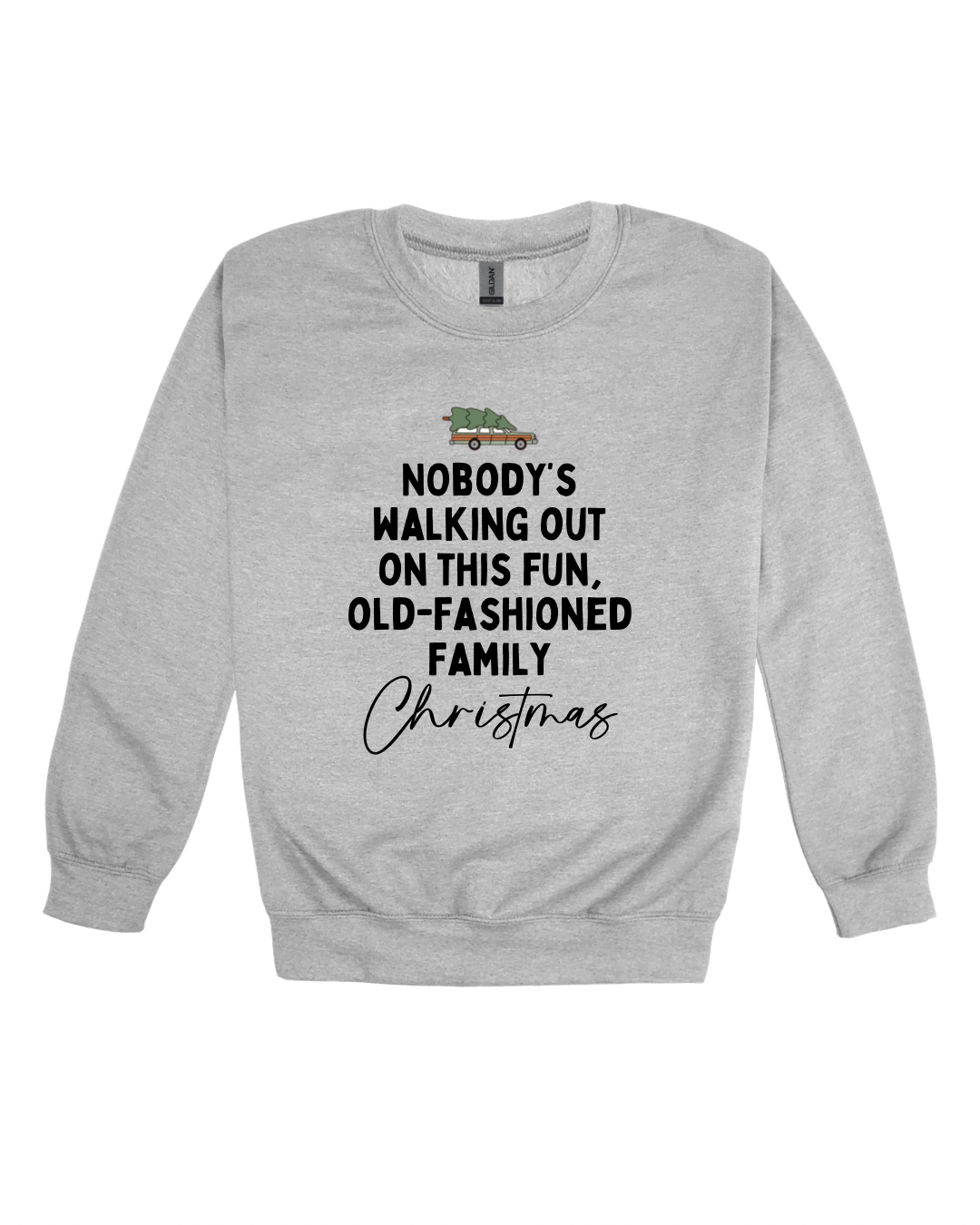 Old-Fashioned Family Christmas Youth Sweatshirt