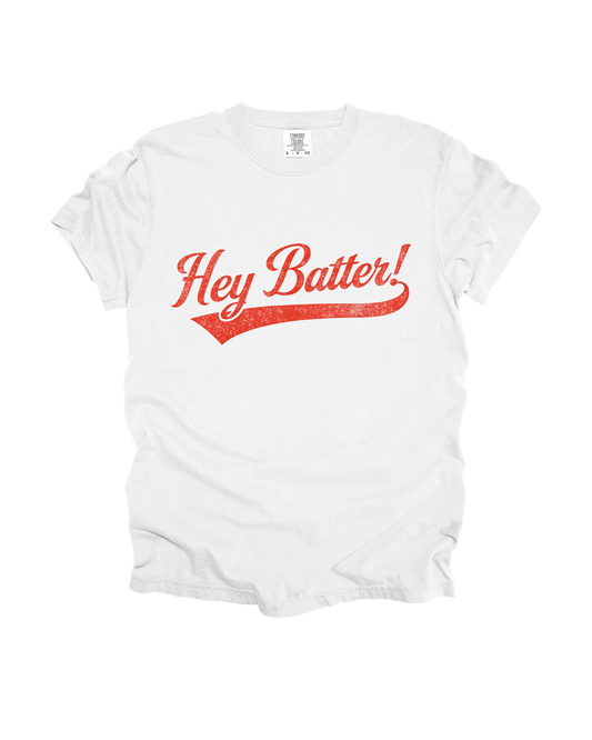 Hey Batter Adult Tee