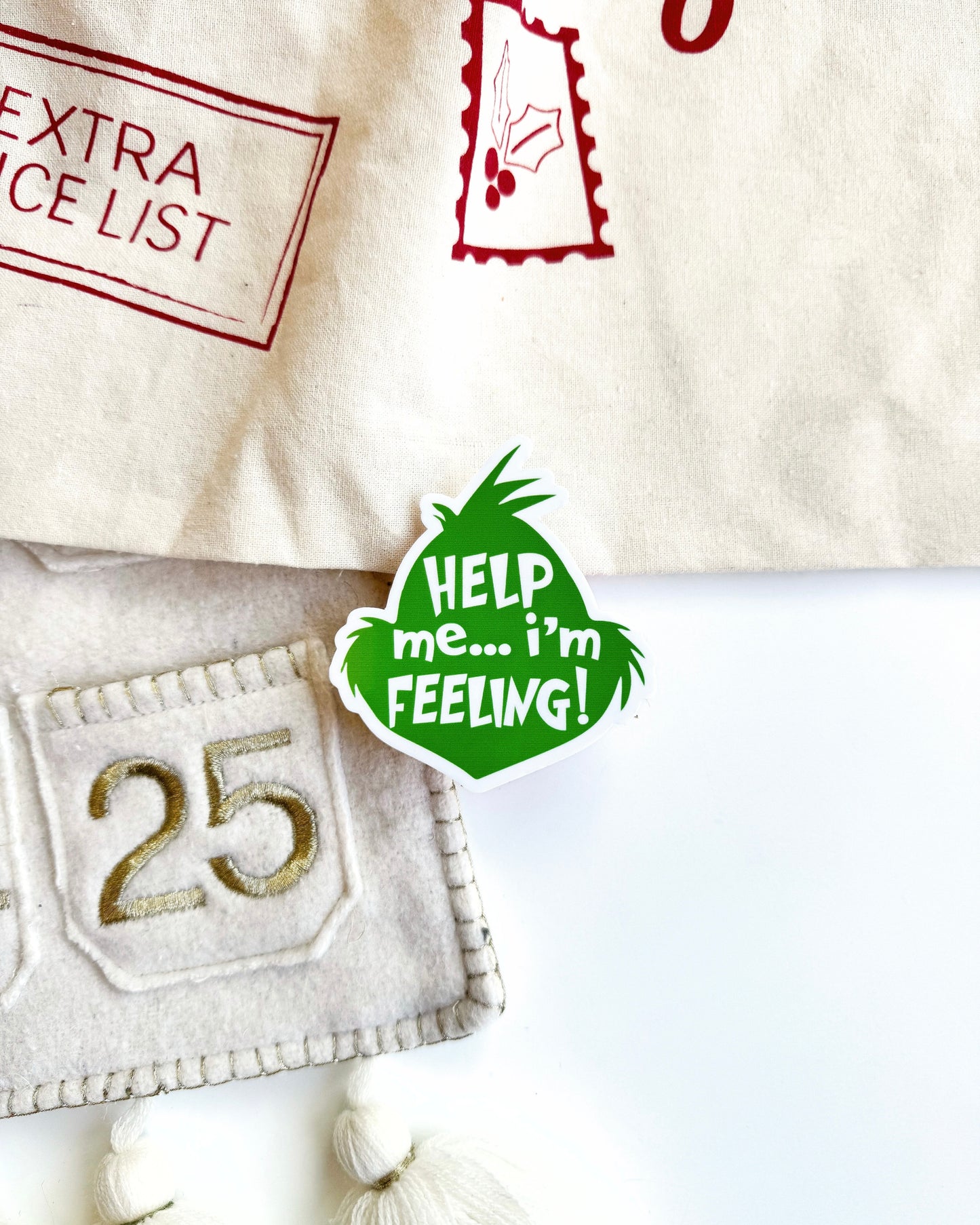 The Grinch Vinyl Sticker